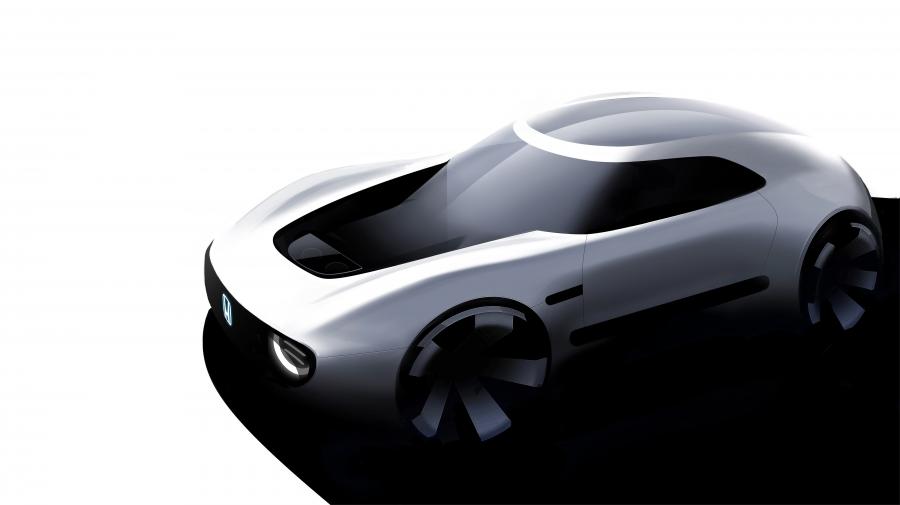Эскиз Honda Sports EV Concept 2017 года  (фото 7 из 12)